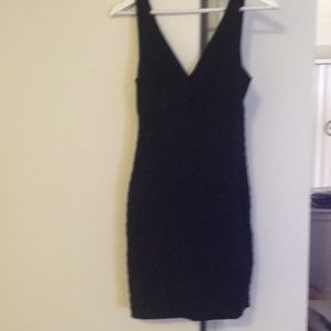 Express black mini dress xs